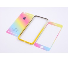 Комплект стекол + бампер для iPhone 4/4S Colorful