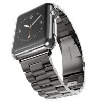 Браслет Steel Watch Band Black For Apple Watch 38mm/ 42mm