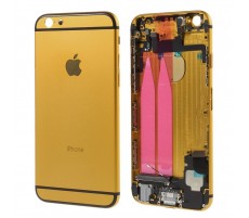 Корпус для iPhone 6/6s Gold с черной окантовкой